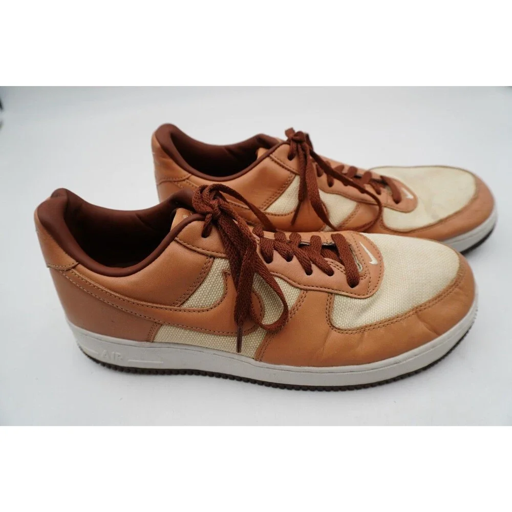 Nike Air Force 1 Low QS Acorn 2021 Natural Underbrush Brown DJ6395-100 Size 11